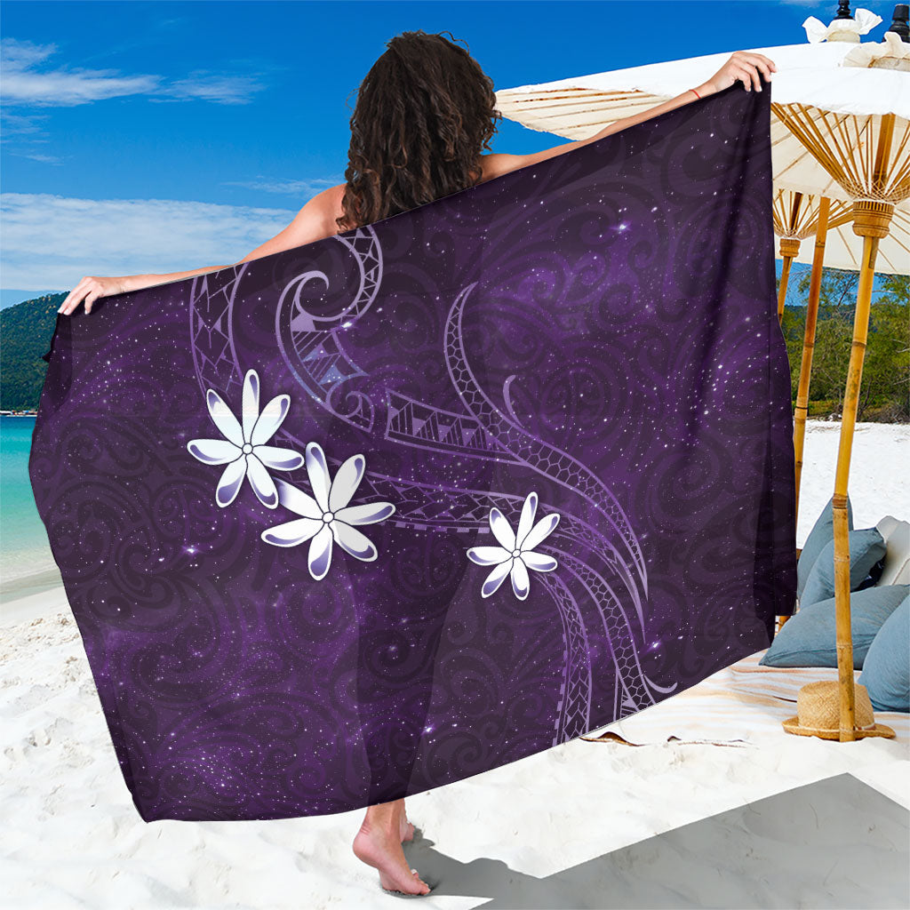 Tahiti Matarii Sarong Tahitian Spring Purple Galaxy