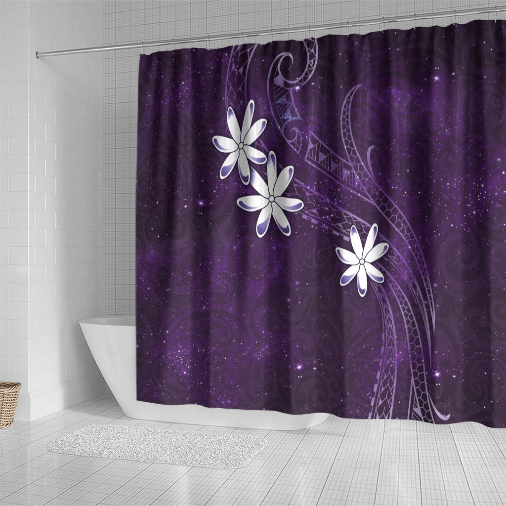 Tahiti Matarii Shower Curtain Tahitian Spring Purple Galaxy LT05 - Polynesian Pride