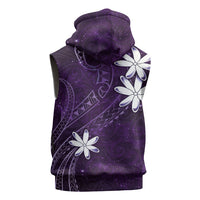 Tahiti Matarii Sleeveless Hoodie Tahitian Spring Purple Galaxy LT05 - Polynesian Pride