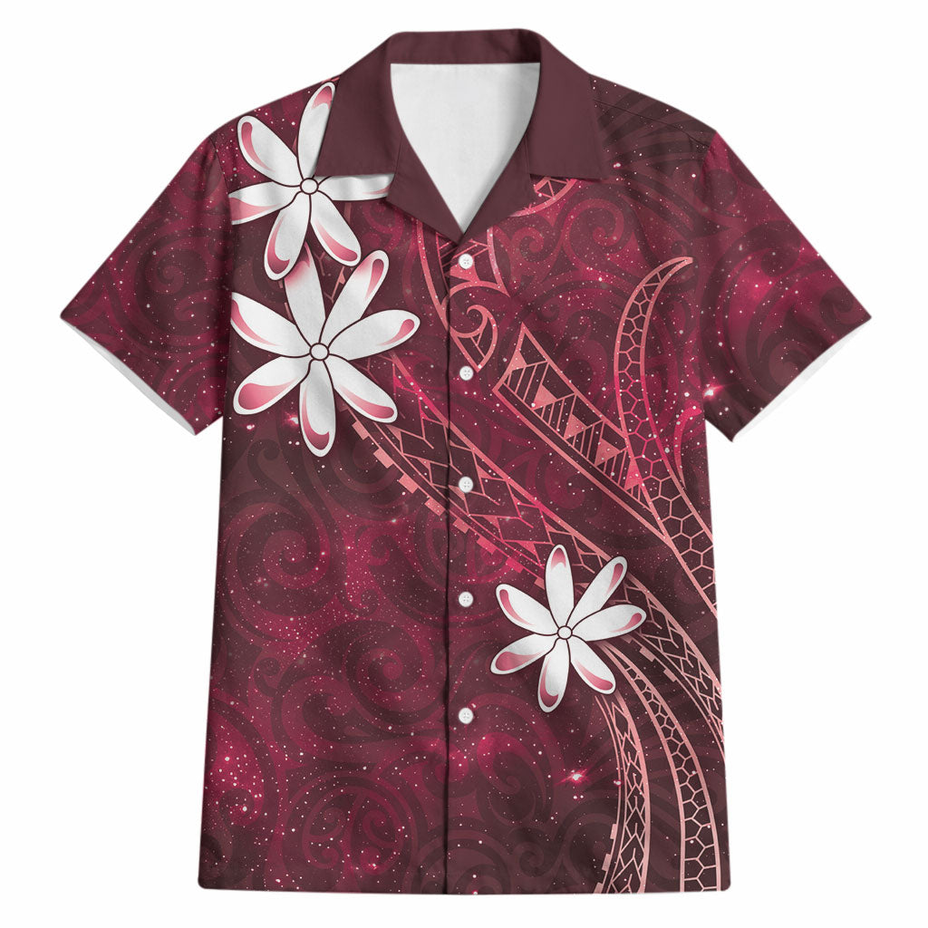 Tahiti Matarii Hawaiian Shirt Tahitian Spring Red Galaxy LT05 Red - Polynesian Pride
