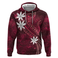 Tahiti Matarii Hoodie Tahitian Spring Red Galaxy LT05 Pullover Hoodie Red - Polynesian Pride