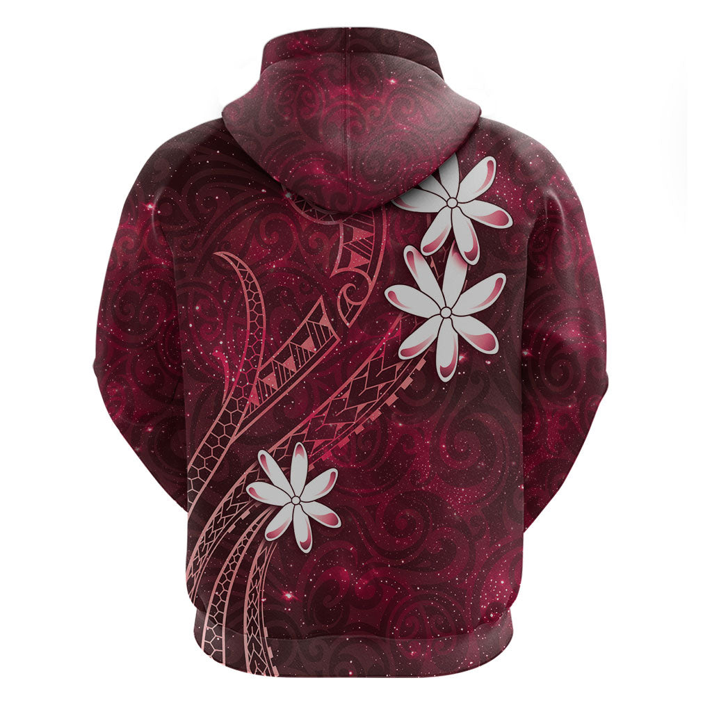 Tahiti Matarii Hoodie Tahitian Spring Red Galaxy LT05 - Polynesian Pride