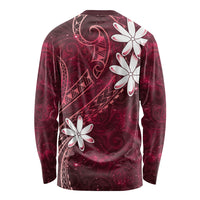 Tahiti Matarii Long Sleeve Shirt Tahitian Spring Red Galaxy LT05 - Polynesian Pride