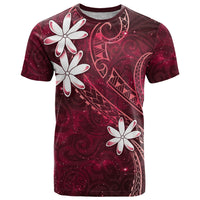 Tahiti Matarii T Shirt Tahitian Spring Red Galaxy LT05 Red - Polynesian Pride