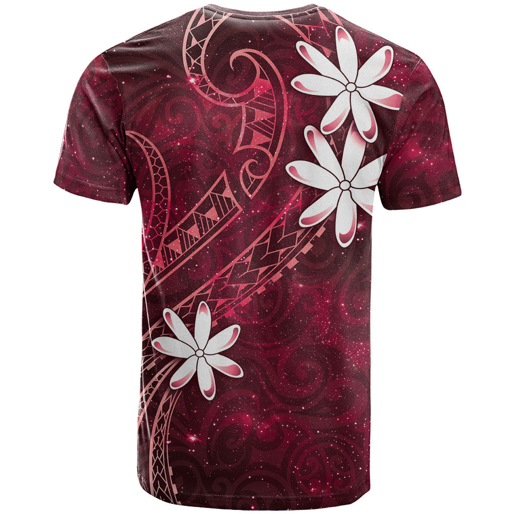 Tahiti Matarii T Shirt Tahitian Spring Red Galaxy LT05 - Polynesian Pride