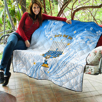 Polynesia Hanukkah Festival Quilt With Menorah Polynesian Style LT05 - Polynesian Pride