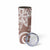Polynesia Skinny Tumbler Brown Tribal Turtle Floral Pattern