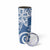 Polynesia Skinny Tumbler Blue Tribal Turtle Floral Pattern
