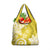 Polynesia Grocery Bag Yellow Tribal Turtle Floral Pattern