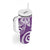 Polynesia Tumbler With Handle Purple Tribal Turtle Floral Pattern