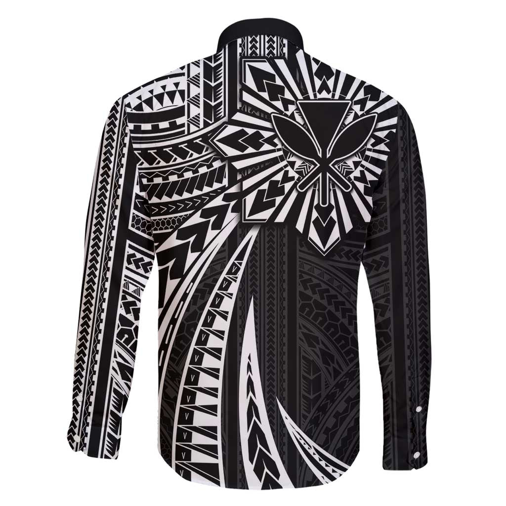 Hawaii And Philippines Family Matching Summer Maxi Dress and Hawaiian Shirt Kanaka Maoli With Tribal Sun Together Black LT05 - Polynesian Pride