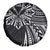 Hawaii And Philippines Spare Tire Cover Kanaka Maoli With Tribal Sun Together Black