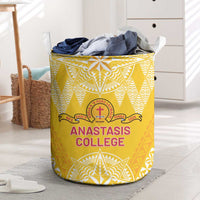 Anastasis College Laundry Basket Tonga Ngatu Pattern - Polynesian Pride