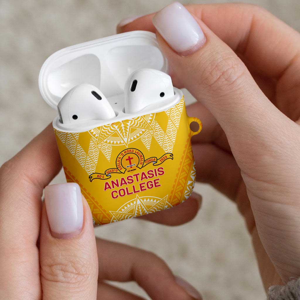 Anastasis College AirPods Case Tonga Ngatu Pattern - Polynesian Pride