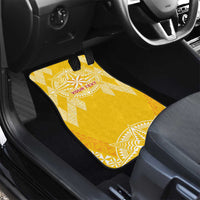 Personalised Anastasis College Car Mats Tonga Ngatu Pattern - Polynesian Pride