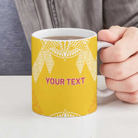 Personalised Anastasis College Ceramic Mug Tonga Ngatu Pattern - Polynesian Pride