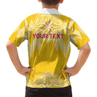 Personalised Anastasis College Family Matching Long Sleeve Bodycon Dress and Hawaiian Shirt Tonga Ngatu Pattern - Polynesian Pride