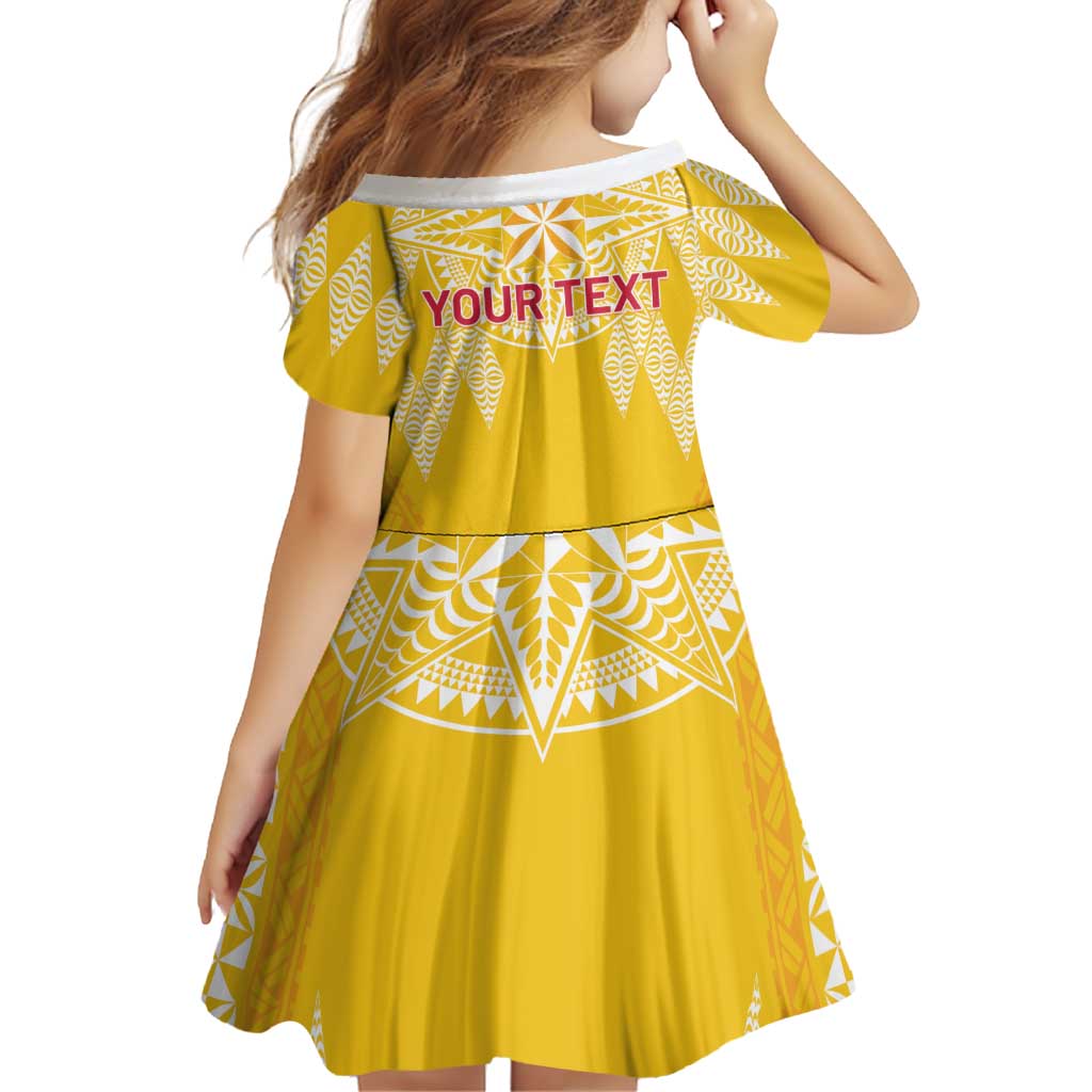 Personalised Anastasis College Family Matching Off The Shoulder Long Sleeve Dress and Hawaiian Shirt Tonga Ngatu Pattern - Polynesian Pride