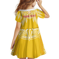 Personalised Anastasis College Family Matching Summer Maxi Dress and Hawaiian Shirt Tonga Ngatu Pattern - Polynesian Pride
