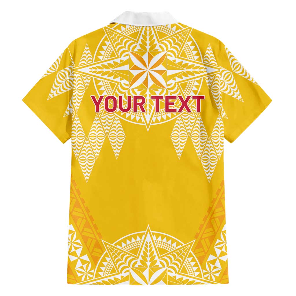 Personalised Anastasis College Family Matching Summer Maxi Dress and Hawaiian Shirt Tonga Ngatu Pattern - Polynesian Pride