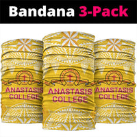 Anastasis College Neck Gaiter Tonga Ngatu Pattern - Polynesian Pride