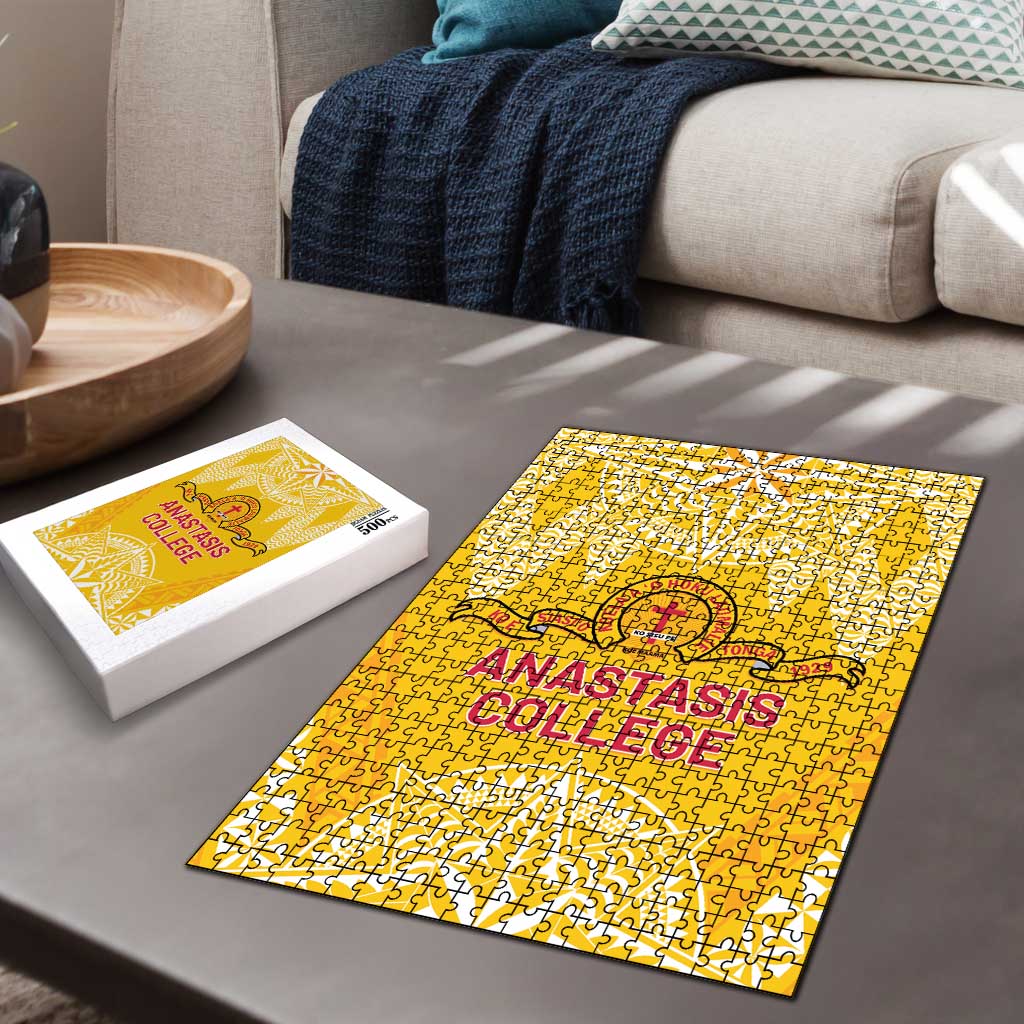 Anastasis College Puzzle Tonga Ngatu Pattern - Polynesian Pride