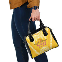Anastasis College Shoulder Handbag Tonga Ngatu Pattern - Polynesian Pride