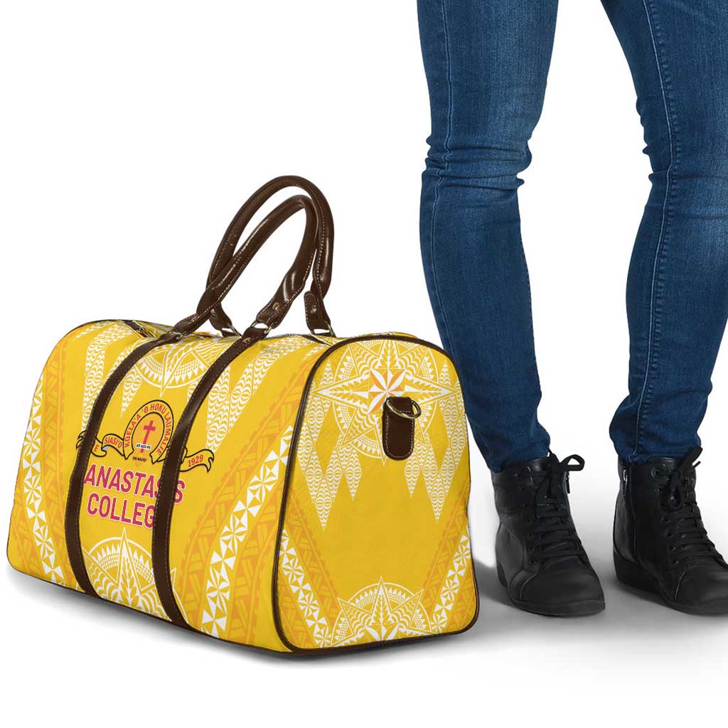 Anastasis College Travel Bag Tonga Ngatu Pattern - Polynesian Pride