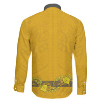 Tonga Anastasis College Family Matching Off Shoulder Maxi Dress and Hawaiian Shirt Tongan Ngatu Kupesi Pattern - Polynesian Pride