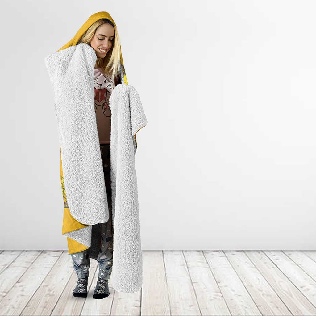 Tonga Anastasis College Hooded Blanket Tongan Ngatu Kupesi Pattern - Polynesian Pride