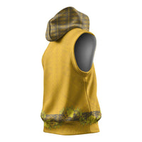 Tonga Anastasis College Sleeveless Hoodie Tongan Ngatu Kupesi Pattern - Polynesian Pride