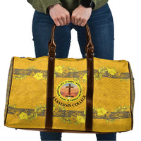 Tonga Anastasis College Travel Bag Tongan Ngatu Kupesi Pattern - Polynesian Pride