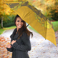 Tonga Anastasis College Umbrella Tongan Ngatu Kupesi Pattern - Polynesian Pride