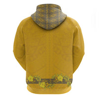 Tonga Anastasis College Zip Hoodie Tongan Ngatu Kupesi Pattern - Polynesian Pride