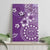 Cook Islands Canvas Wall Art Purple Hibiscus And Stars