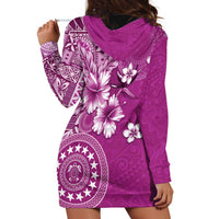 Cook Islands Hoodie Dress Fandango Hibiscus And Stars