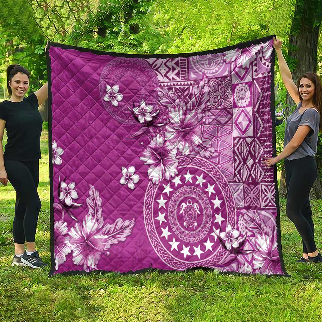Cook Islands Quilt Fandango Hibiscus And Stars