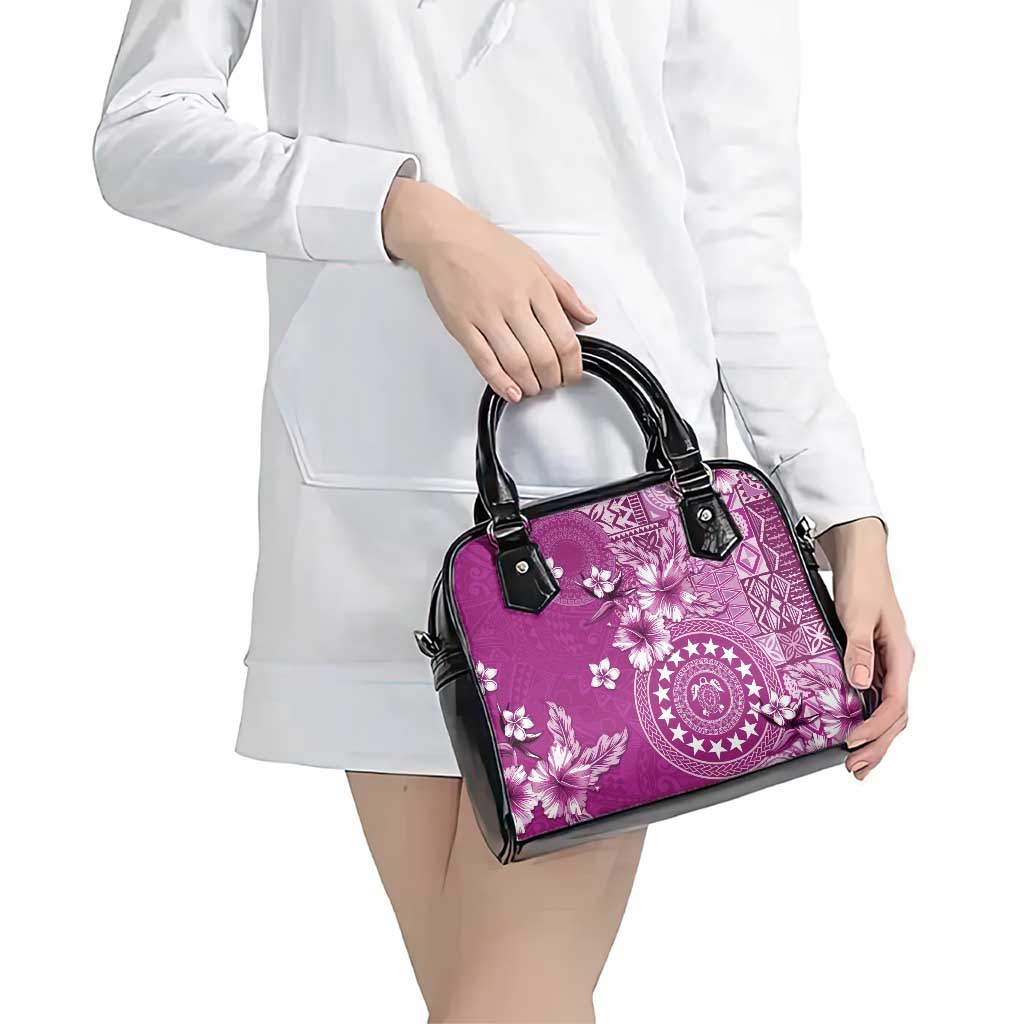 Cook Islands Shoulder Handbag Fandango Hibiscus And Stars