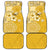 Cook Islands Car Mats Yellow Hibiscus And Stars