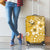 Cook Islands Luggage Cover Yellow Hibiscus And Stars