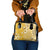 Cook Islands Shoulder Handbag Yellow Hibiscus And Stars