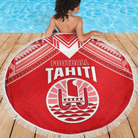 Tahiti Football Beach Blanket Coat Of Arms Polynesian Tribal Pattern LT05 - Polynesian Pride