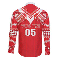 Custom Tahiti Football Family Matching Off Shoulder Short Dress and Hawaiian Shirt Coat Of Arms Polynesian Tribal Pattern LT05 - Polynesian Pride