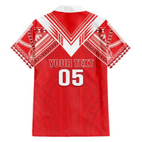 Custom Tahiti Football Family Matching Puletasi and Hawaiian Shirt Coat Of Arms Polynesian Tribal Pattern LT05 - Polynesian Pride