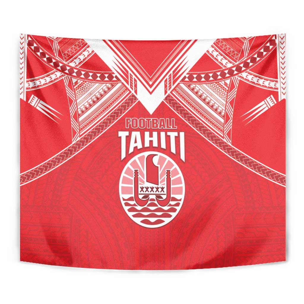 Tahiti Football Tapestry Coat Of Arms Polynesian Tribal Pattern LT05 - Polynesian Pride