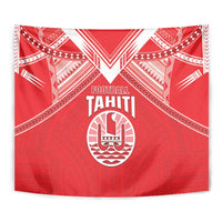 Tahiti Football Tapestry Coat Of Arms Polynesian Tribal Pattern LT05 - Polynesian Pride