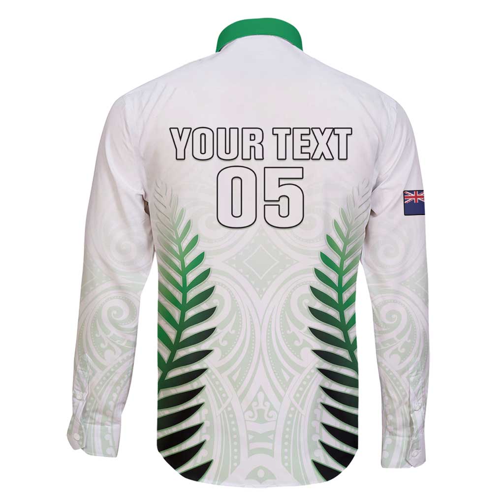 Custom New Zealand Fern Football Family Matching Summer Maxi Dress and Hawaiian Shirt Simple Style LT05 - Polynesian Pride