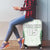 Custom New Zealand Fern Football Luggage Cover Simple Style