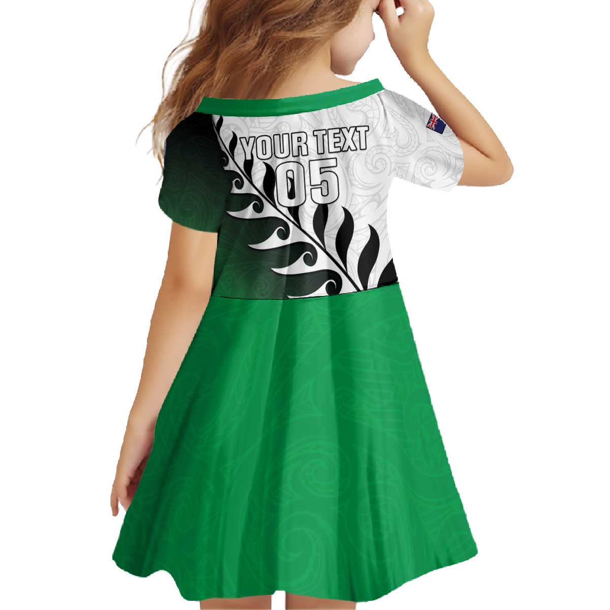 Custom New Zealand Football Family Matching Off The Shoulder Long Sleeve Dress and Hawaiian Shirt Go Aotearoa LT05 - Polynesian Pride
