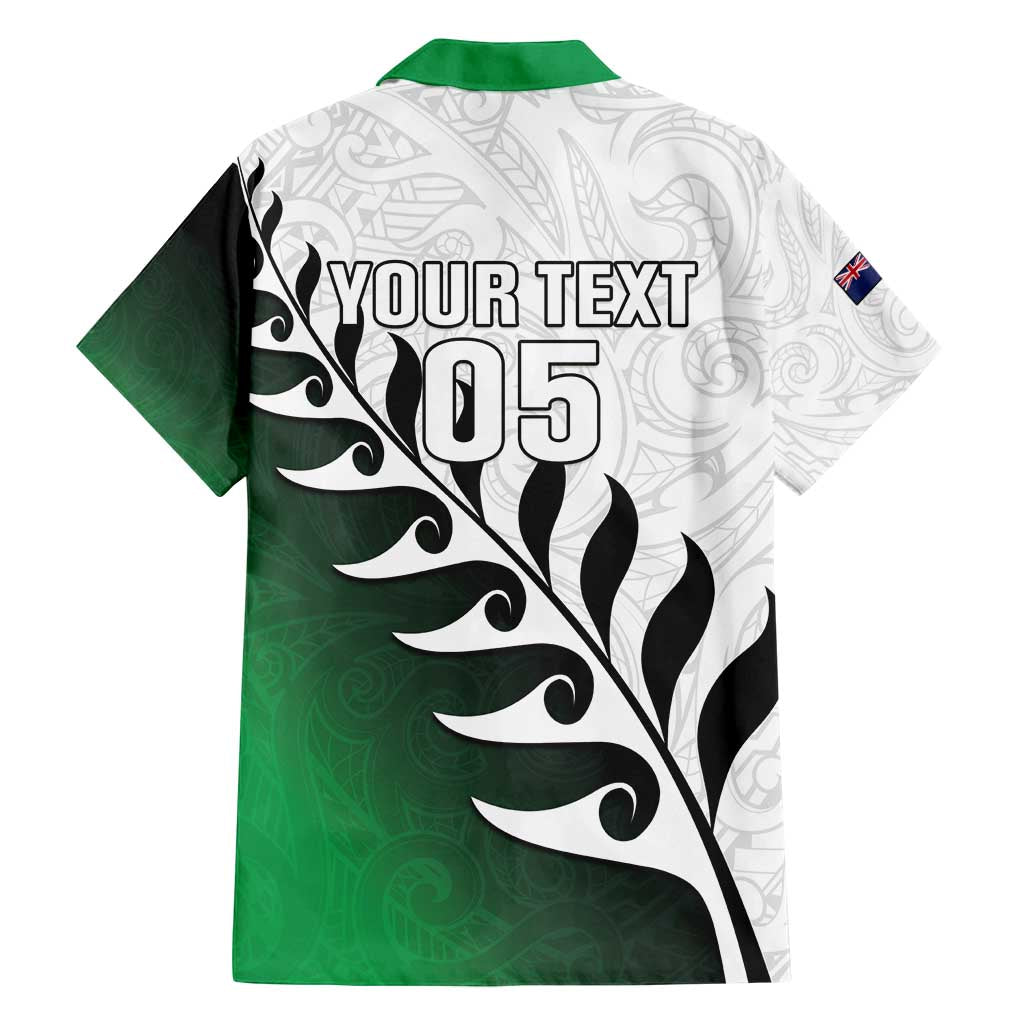 Custom New Zealand Football Family Matching Off Shoulder Short Dress and Hawaiian Shirt Go Aotearoa LT05 - Polynesian Pride